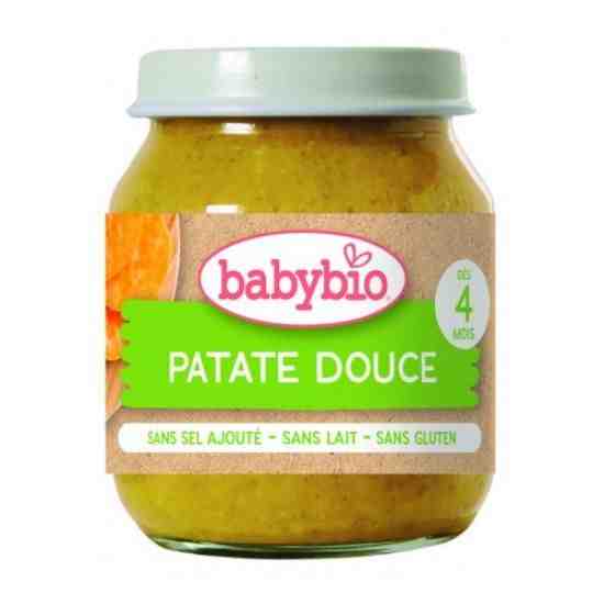 Babybio био зеленчуково пюре от Сладък картоф 1х130гр. след 4 месец