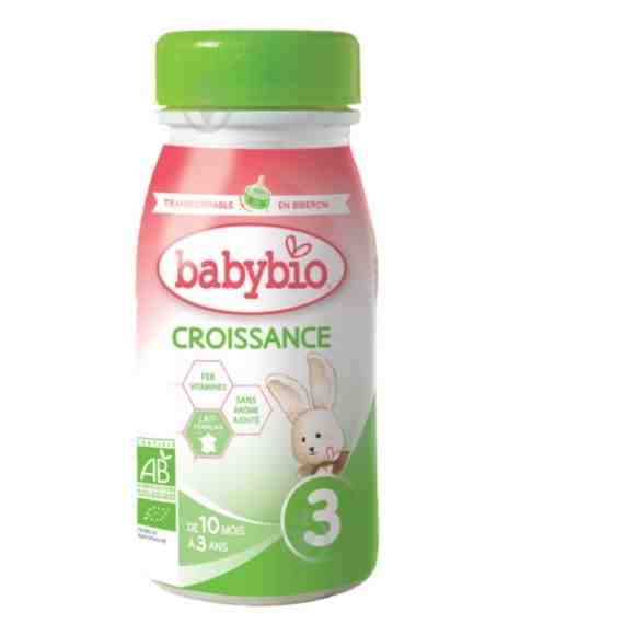 Babybio Преходно мляко от 10м, 250 мл, Течна формула