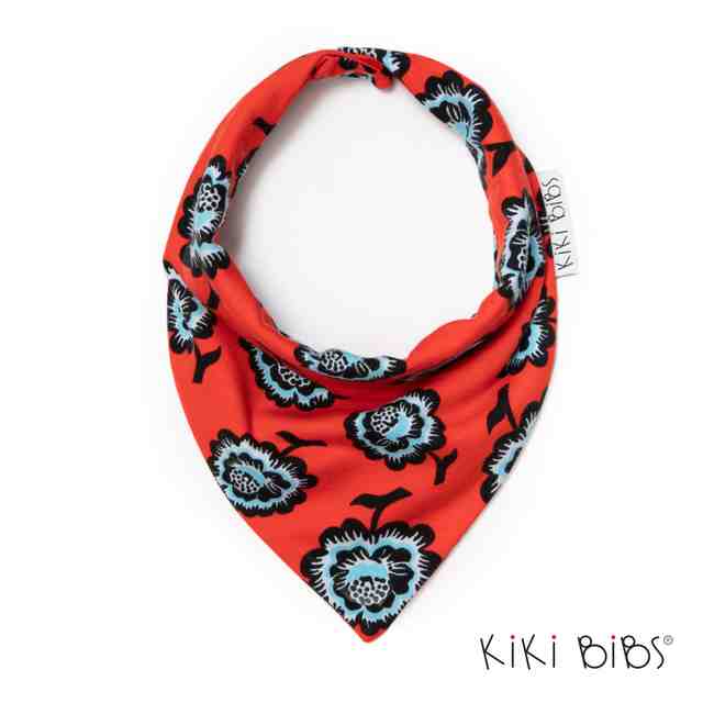 Kiki Bibs Бандана Red Flowers