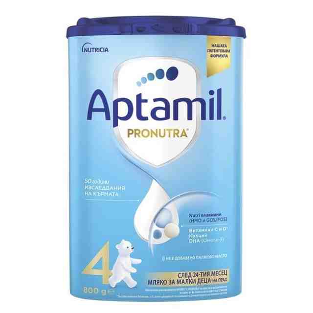 Aptamil 4 PRONUTRA Мляко за малки деца от 24м, 800 гр