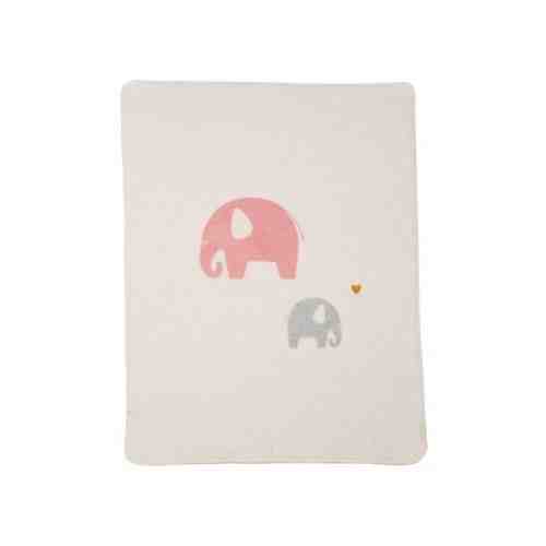 David Fussenegger Maja Бебешко одеяло от органичен памук Слончета, Розово 