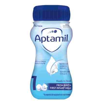 APTAMIL 1 Адаптирано мляко от раждането до 6 м, 200 мл, Течна формула