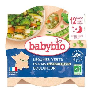 babybio Био меню със зеленчуци, пащърнак и булгур 230гр. след 12м