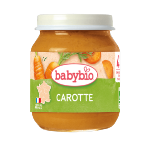Babybio Био Зеленчуково пюре Моркови 130 гр. след 4 месец