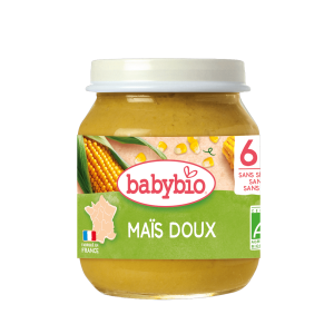Babybio Био Зеленчуково пюре Сладка Царевица, 6м+, 130гр
