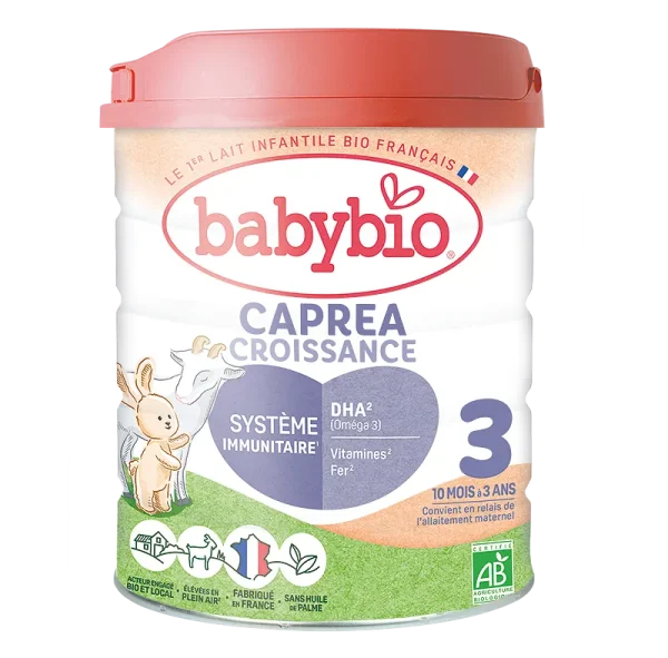 Babybio Caprea 3 Био козе преходно мляко за деца 10+ месеца, 800 г