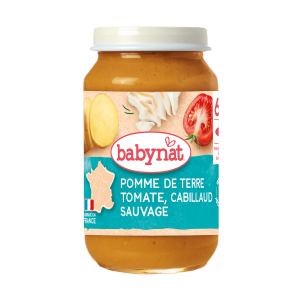 babybio Зеленчуково пюре с Дива Треска, 200гр след 6м