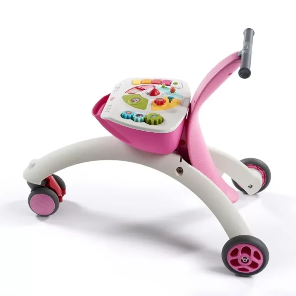 Tiny Love Walk Behind and Ride-on Триколка за бутане и яздене 5-в-1 розова