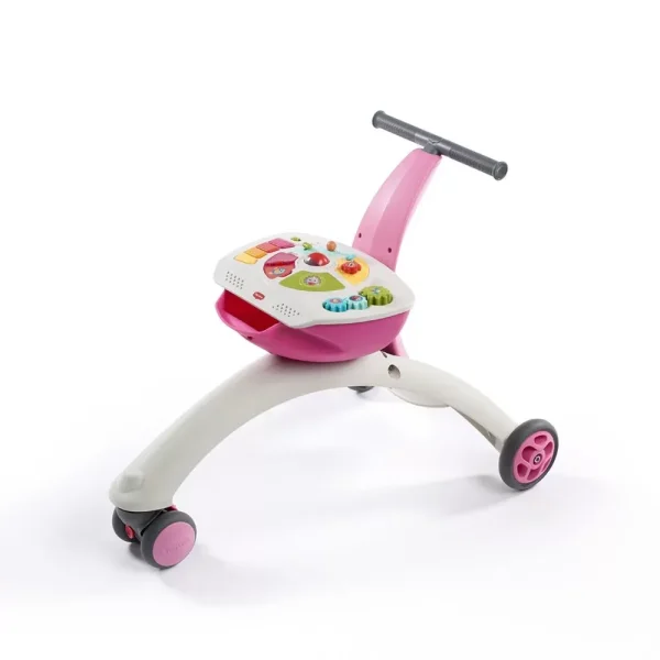 Tiny Love Walk Behind and Ride-on Триколка за бутане и яздене 5-в-1 розова