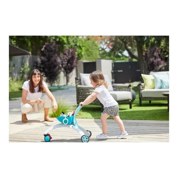 Tiny Love Walk Behind and Ride-on Триколка за бутане и яздене 5-в-1 синя
