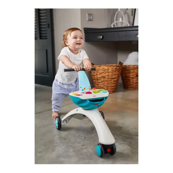 Tiny Love Walk Behind and Ride-on Триколка за бутане и яздене 5-в-1 синя