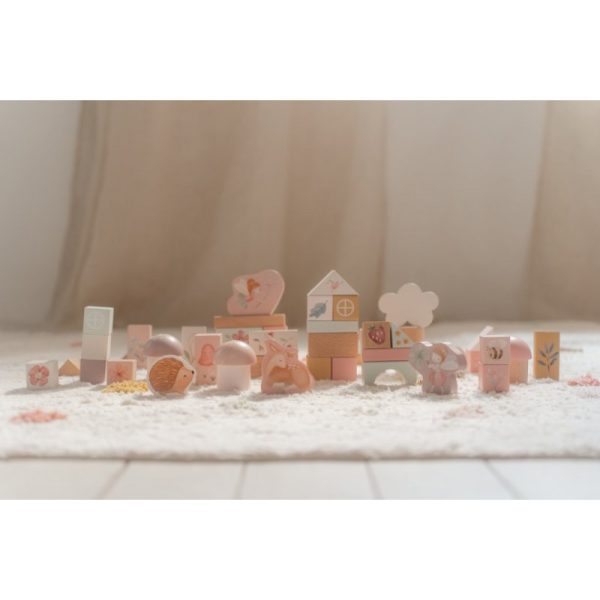 LITTLE DUTCH Дървени Кубчета за игра в Кутия Fairy Garden