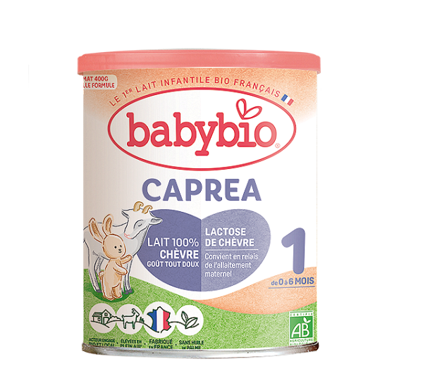 Babybio Caprea 1 биологично козе мляко за новородени и кърмачета, 400 г, бебешка формула
