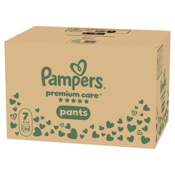 Pampers Premium Care Pants гащички размер 7 (15+ кг), 84 бр. Monthly Pack