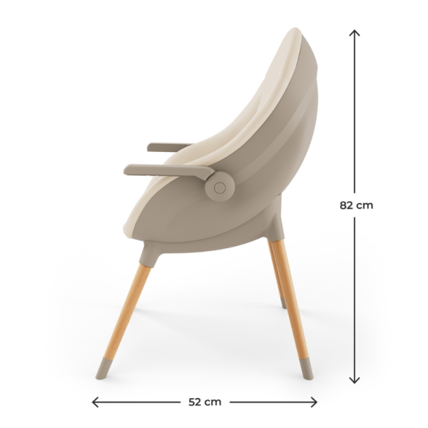 KinderKraft FINI UP столче за хранене BEIGE