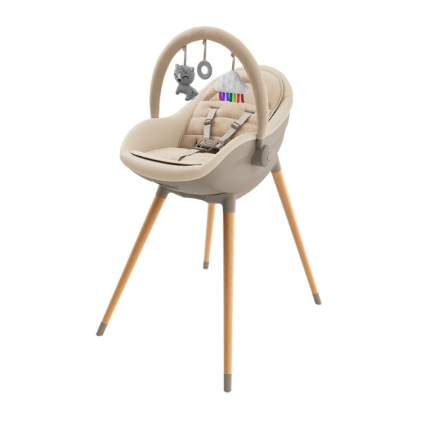 KinderKraft FINI UP столче за хранене BEIGE