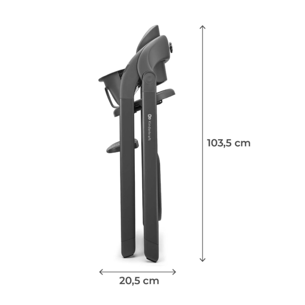 Kinderkraft TINO столче за хранене GRAY