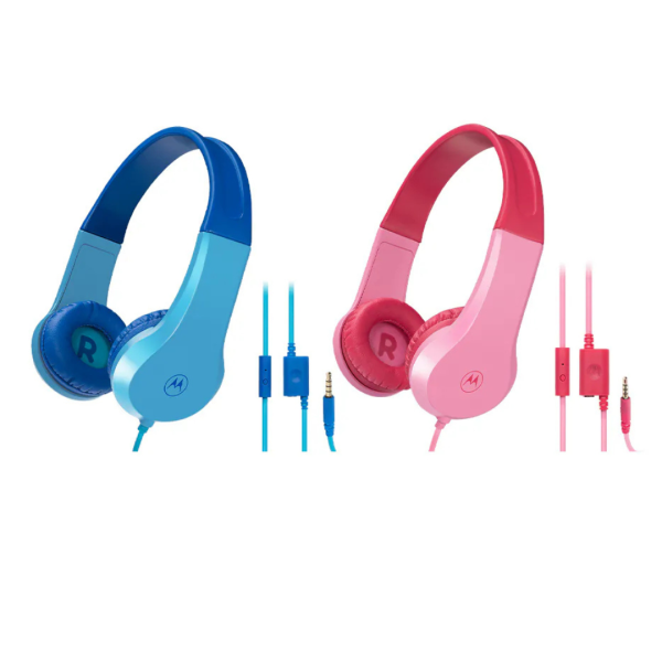 Motorola детски слушалки с кабел MOTO JR200 PINK