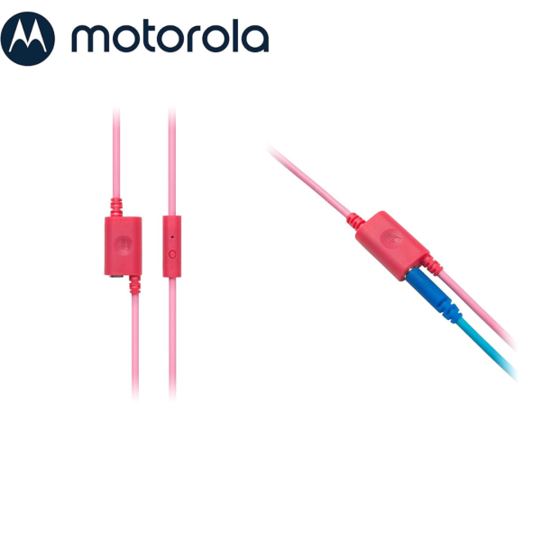 Motorola детски слушалки с кабел MOTO JR200 PINK