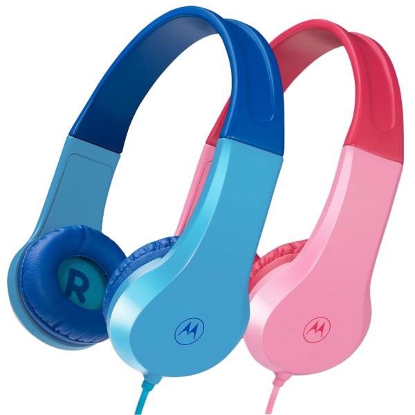 Motorola детски слушалки с кабел MOTO JR200 PINK
