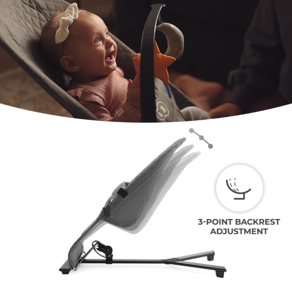 Kinderkraft MIMI шезлонг GREY