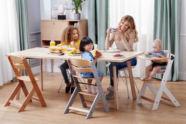 KinderKraft ст.за хр. + възглавница ENOCK сиво KHENOC0PGRY